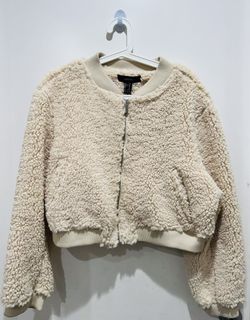 Forever21 Bomber Vanilla Jacket