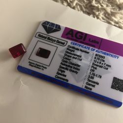 Certified huge, natural garnet gemstone loose