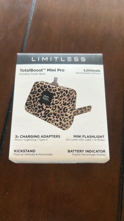 Limitless TotalBoost Mini Pro Portable Power Bank