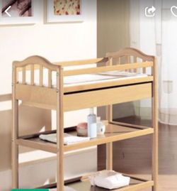 High quality wood changing table imported from Italy