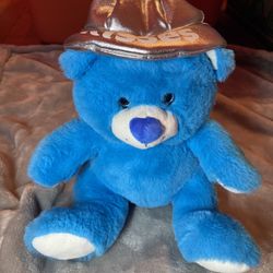 10”Blue HERSHEY KISS Plush Bear Stuffed Animal Hershey Hershey Park