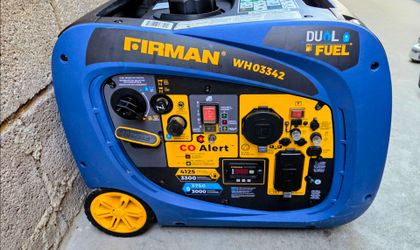 FIRMAN Dual Fuel Propane and Gas Generator
