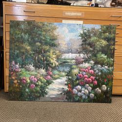 Beautiful Garden scape Original Painting