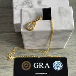 2 Carrot Diamond Necklace 