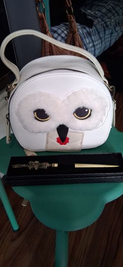 new harry potter hedwig bag and hogwarts letter opener