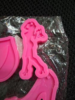 Sexy lady/high heels resin mold  set-key chain -$8.