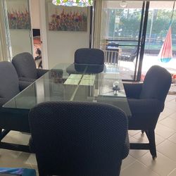 Dining Table And Five Chairs