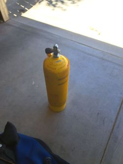 Scap scuba tank. Not safe for actual use