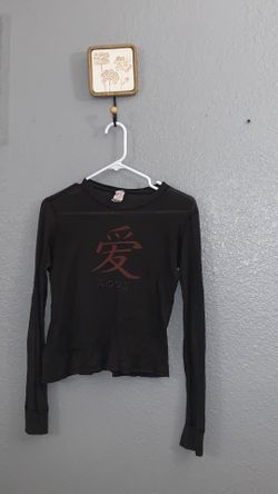 Lucky Brand - Long sleeve black shirt (size s)