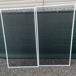 screens  49 1/2 tall 27 wide little dents on frame 