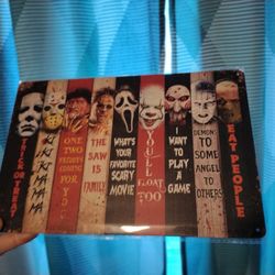 Halloween Tin Sign 