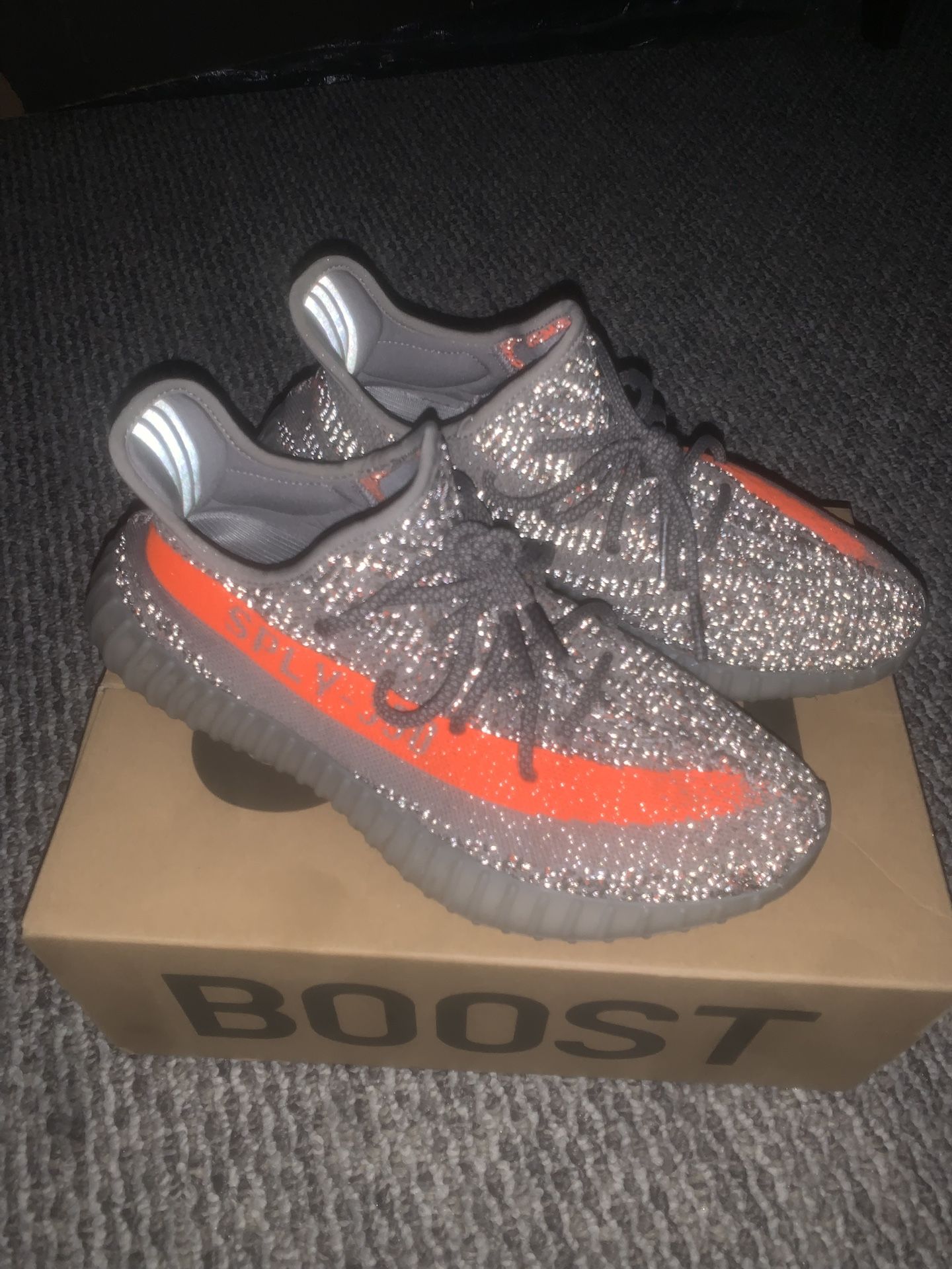 Sz 10.5 Yeezy 350s Reflective