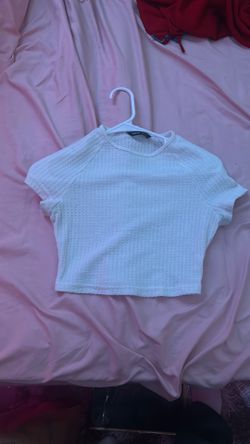 White crop top