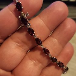 January Birthstone Bracelet 