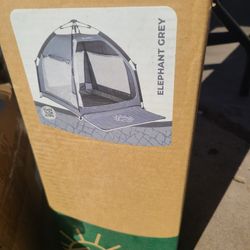 Baby Delight Go with Me Villa Portable Tent and Playard | Kids Tent and Playhouse | Indoor and Outdoor | Elephant Grey