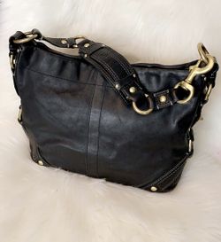 Coach Black Leather Bag