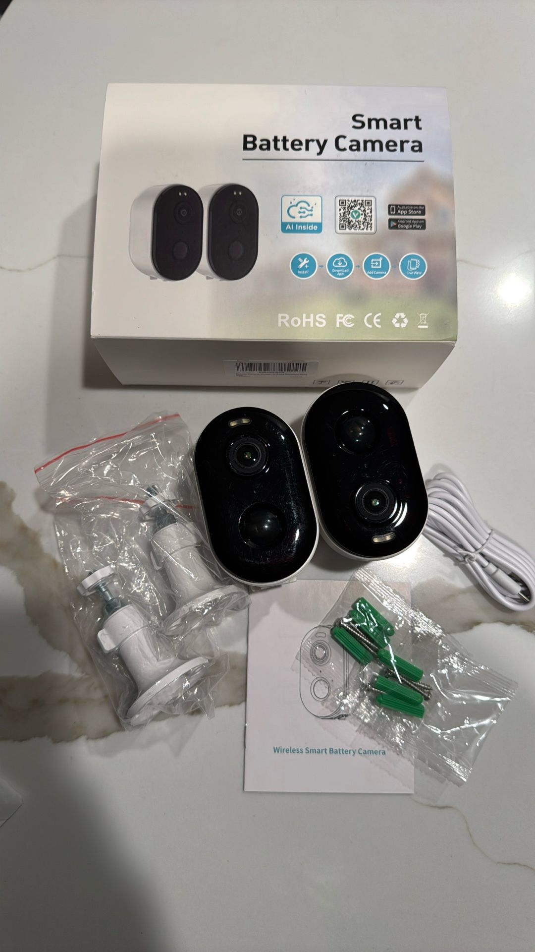 Amazon Smart Battery Indoor Outdoor Camera 