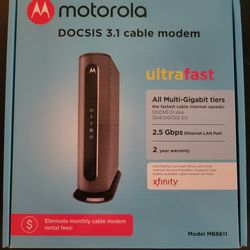 New Unused Motorola Docsis 3.1 Cable Modem