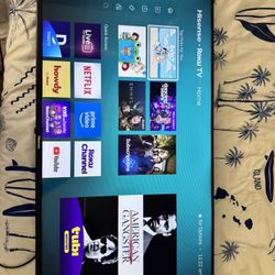 42” Hisense Roku Smart TV + wall mount