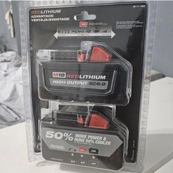 Milwaukee M18 18-Volt Lithium-Ion High Output 6.0Ah Battery Pack (2-Pack)