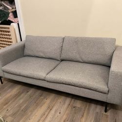 All Modern Grey Sofa  Couch Free Delivery 