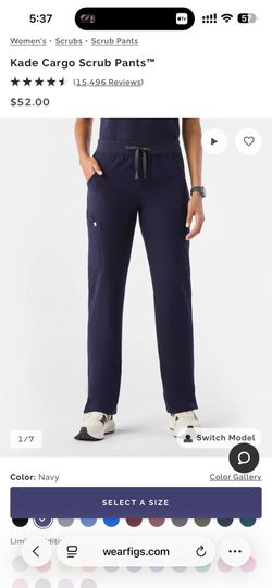 Figs Cargo Scrub Pant