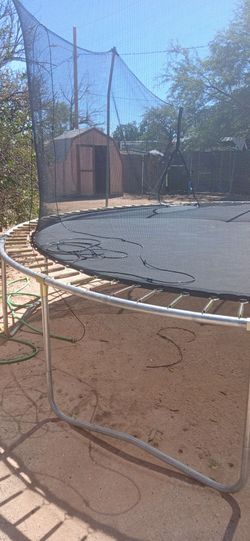 Large Outdoor Trampoline with Safety Net