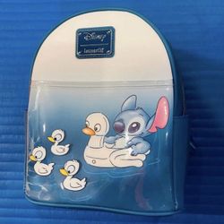 Loungefly Disney Stitch and Ducklings Mini Backpack - NWT   