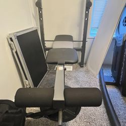 Weight Bench With Leg Extension 