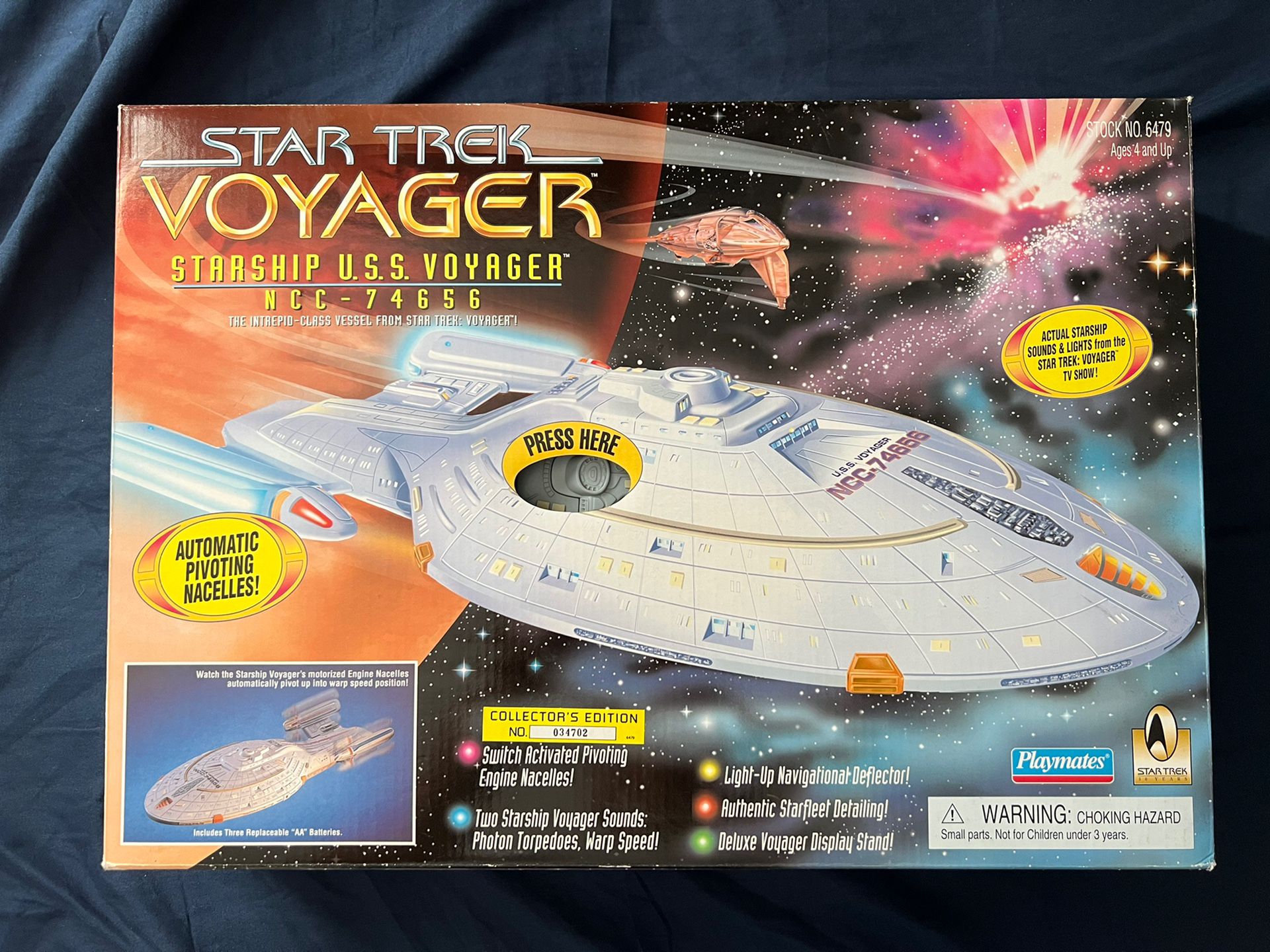 star trek starship uss voyager ncc 74656