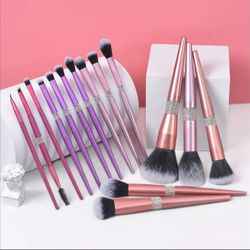 Colorful Makeup Brushes ..,.