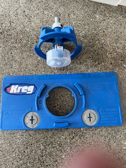 Kreg concealed hinge jig