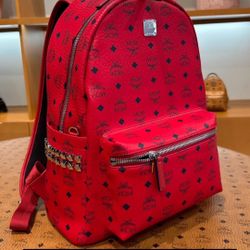 Mcm Stark Side Studs Backpack 