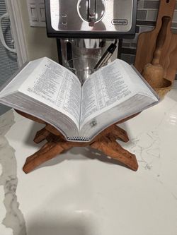 Wooden Book Display