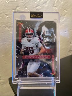 Fernando Mendoza Wild Card Joker 1/1 Rookie Card