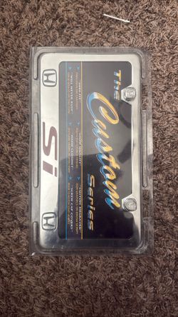 Honda Civic SI Show Quality Lic Plate Holder