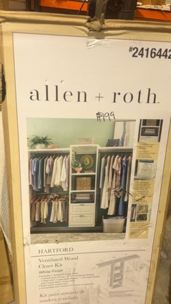 Ventilated Wood Closet Kit