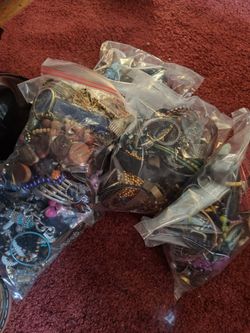 Bags Of Mixed Jewelry