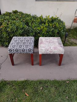 2 padded stools $20 for both