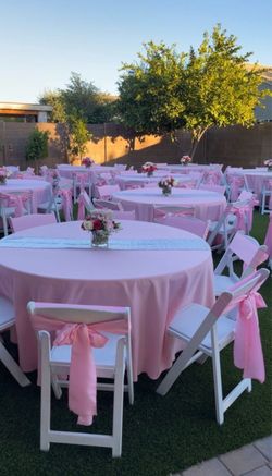 Round Tables Rectangular Tables Resin Garden Chairs Regular Chairs Linens