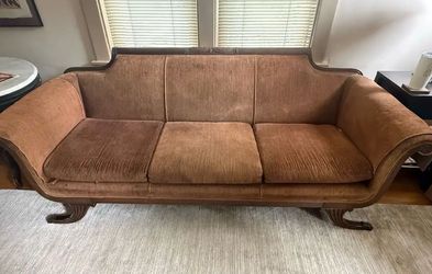 Brown sofa