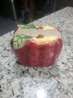Vintage apple Napkin holder