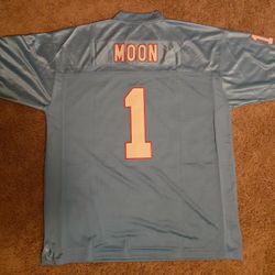 #1 Houston Oilers Warren Moon HOF Jersey 2x $50