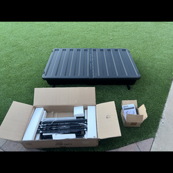 Outdoor TV Hard Cover Weatherproof Protection for Television - Mounts Right on The Wall - TV Wall Mounting Bracket Included … (45-55 inch), Black