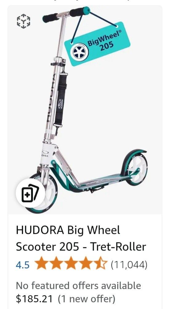 HOODORA Big Wheel Scooter