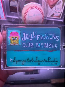 2025 Topps Chrome SpongeBob SquarePants jellyfishers member card /99
