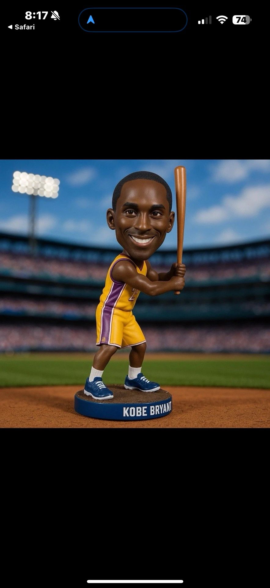 Dodgers Vs Blue Jays   08/08 Kobe Bobblehead Game 
