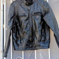 Men's Harley Davidson Leather Jacket Size Medium 