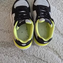 PUMA Kids Boys Graviton Lace Up Sneakers Shoes Casual - Black, Grey - Size 1 C