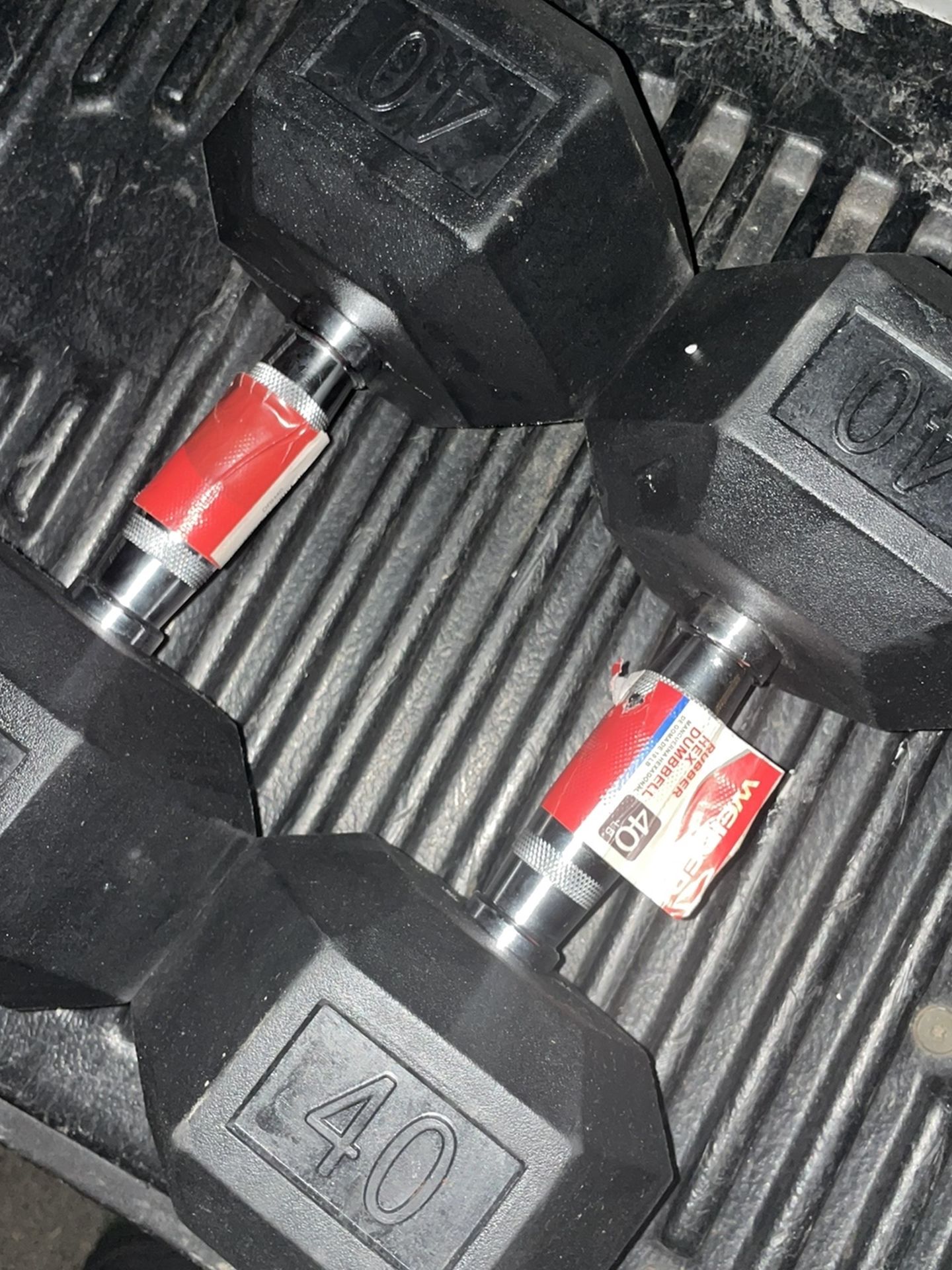 Weider 40lb Dumbbells